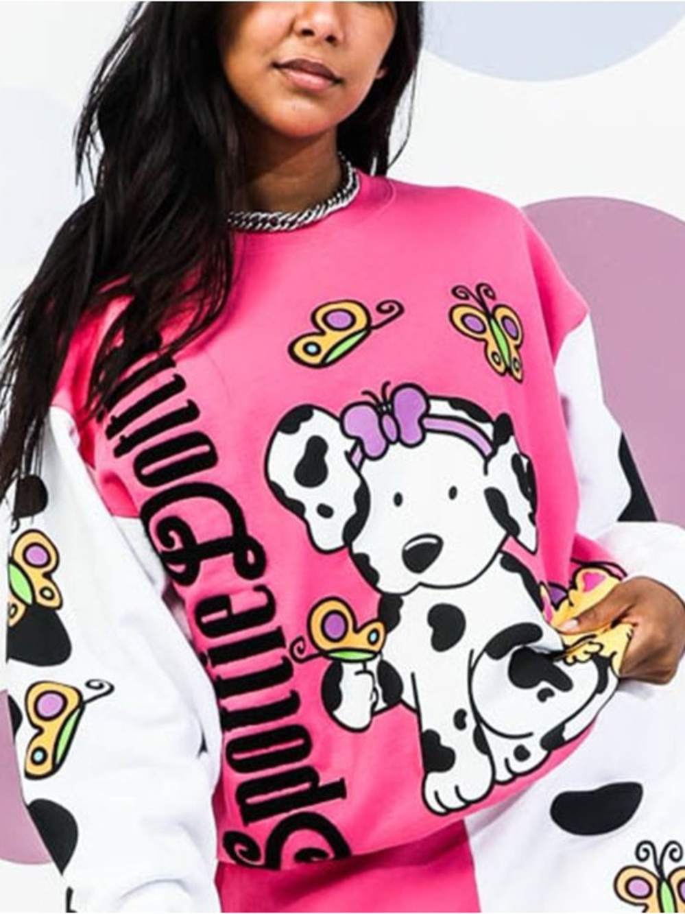 Sanrio Spottie Dottie Dumbgood Crewneck Sweatshirt Womens XS